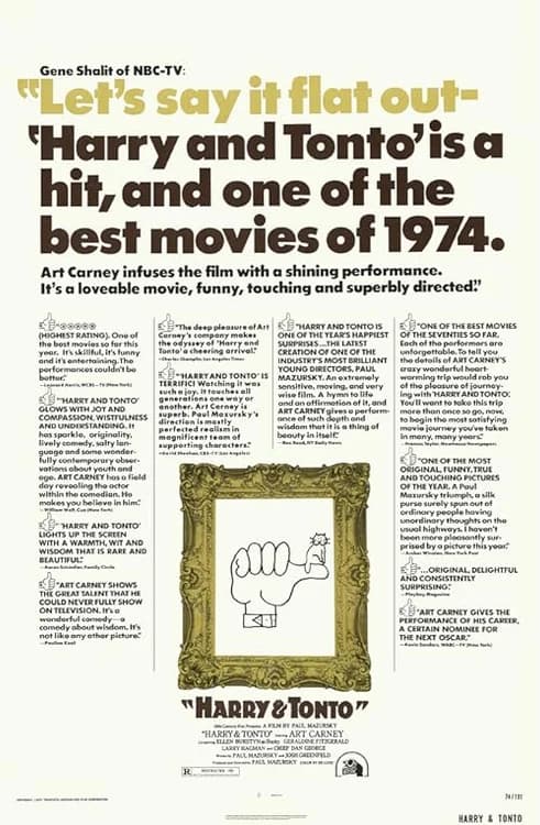 Harry and Tonto film posteri